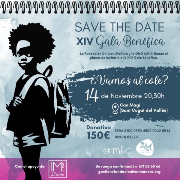 IM CLINIC solidario: apoya la XIV Gala Benéfica FDrIM como patrocinador principal